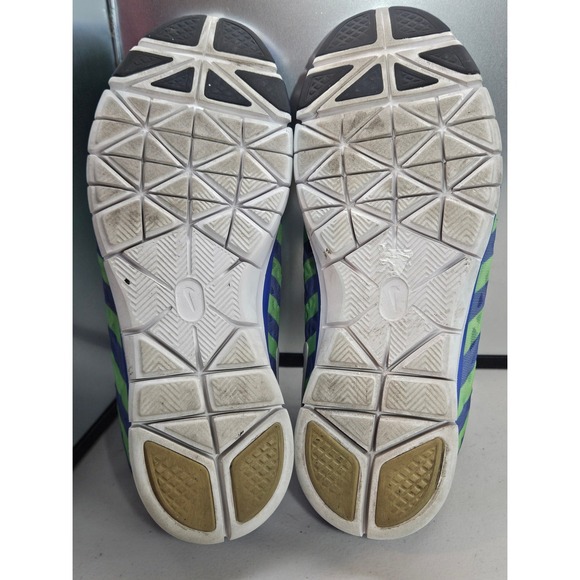 Nike Free 5.0 Womens Running Shoes Sneakers Green‎ Blue White Size US 9 #397 - Picture 5 of 7